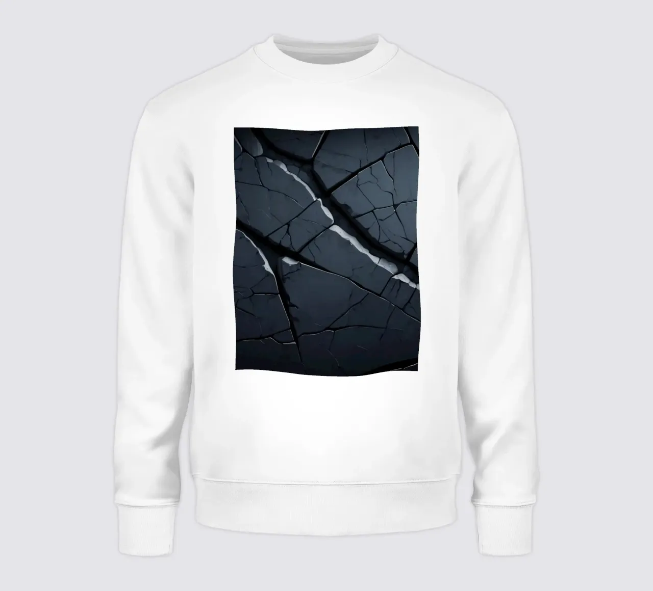 Superficie scura e screpolata, con linee che creano un effetto astratto. felpa da DesignDoodle