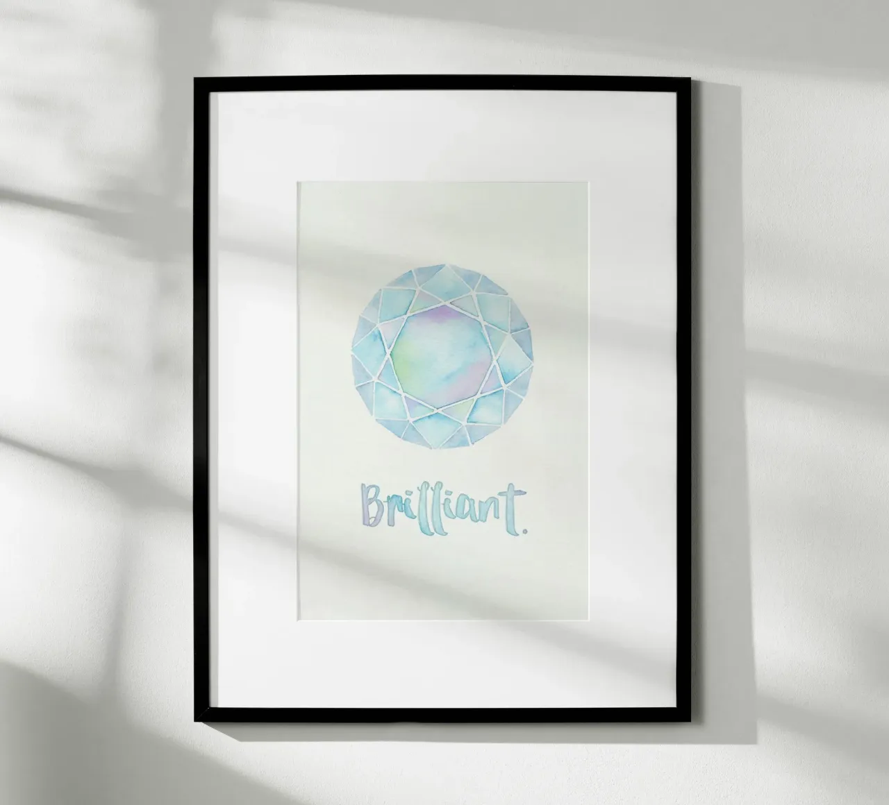 Brilliant poster con telaio in plastica da UN-TYPISCH