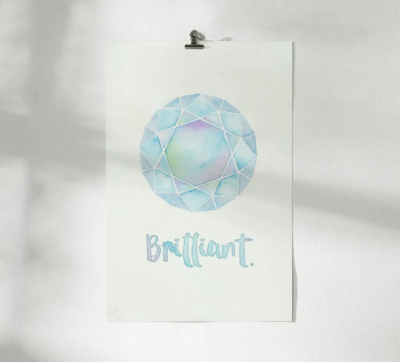 Brilliant poster con telaio in plastica da UN-TYPISCH
