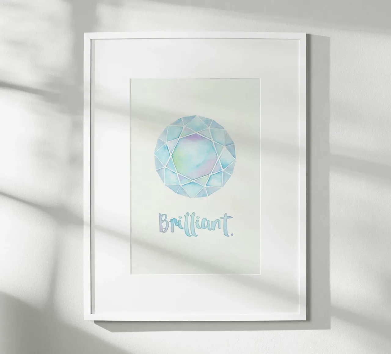 Brilliant poster con telaio in plastica da UN-TYPISCH