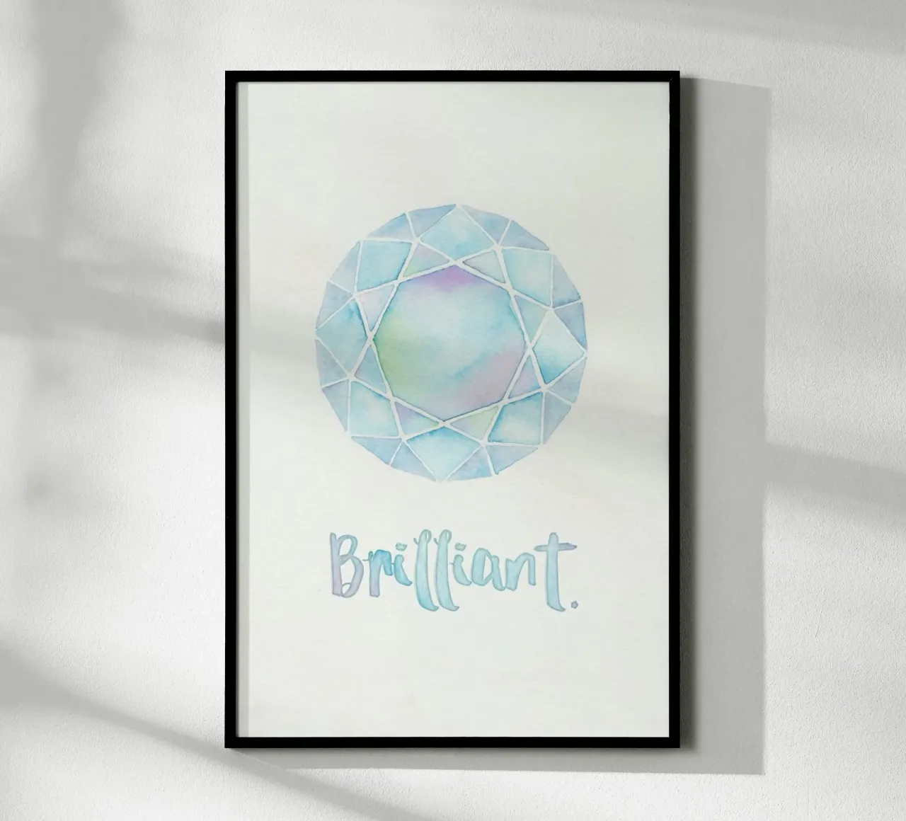 Brilliant poster con telaio in plastica da UN-TYPISCH