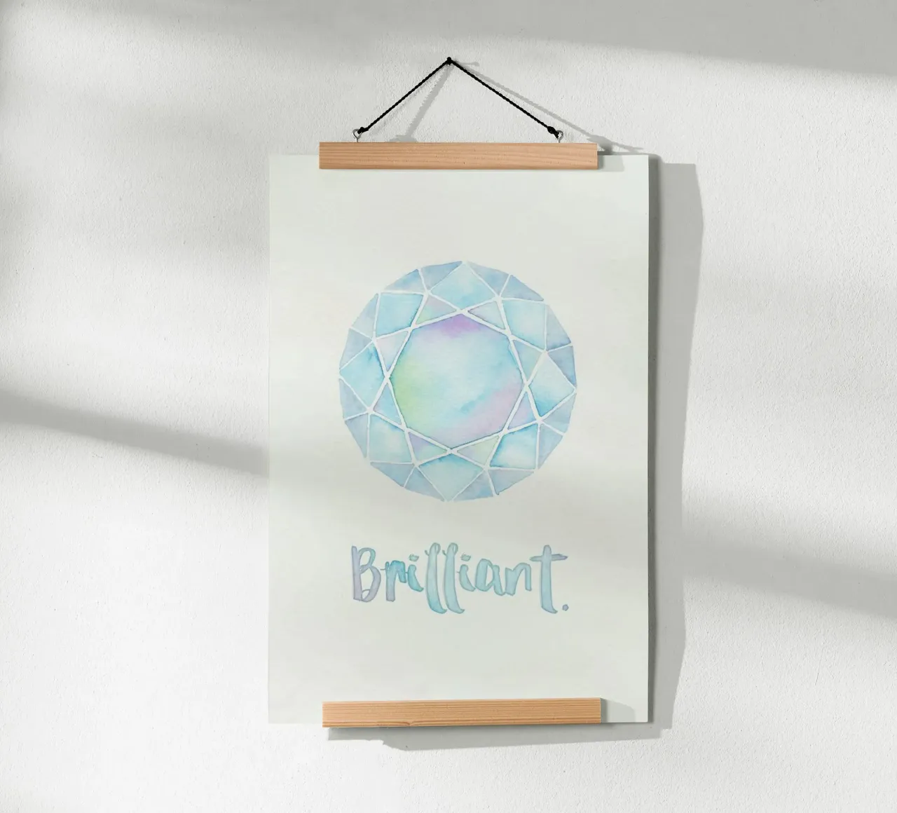 Brilliant poster con telaio in plastica da UN-TYPISCH