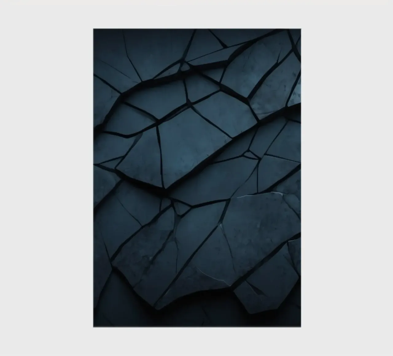 Dark cracked stone texture creates an abstract background notebook by DesignDoodle