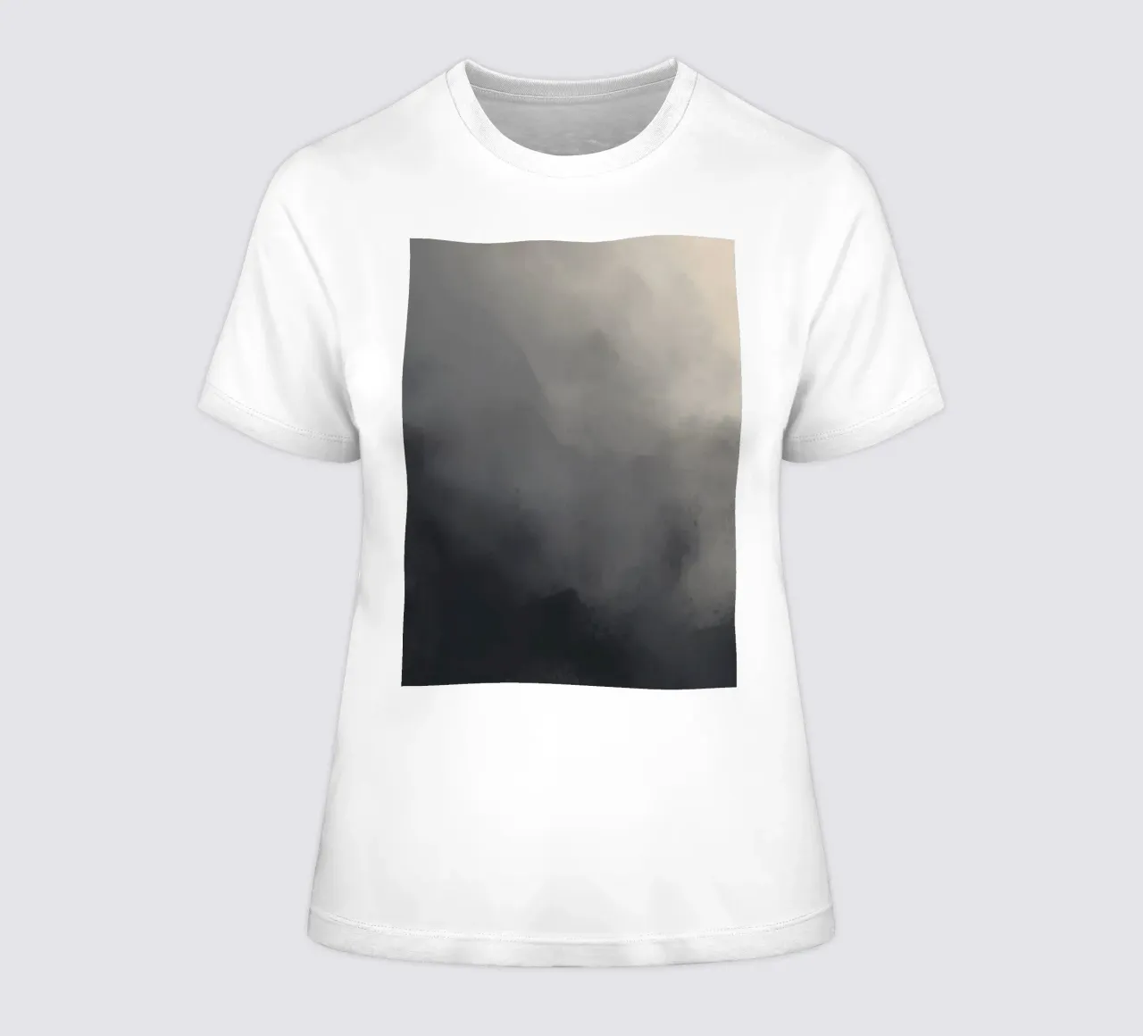 Abstrakte grauen und schwarzen Hintergrund Tapete geeignet für de Frauen T-Shirt von DesignDoodle