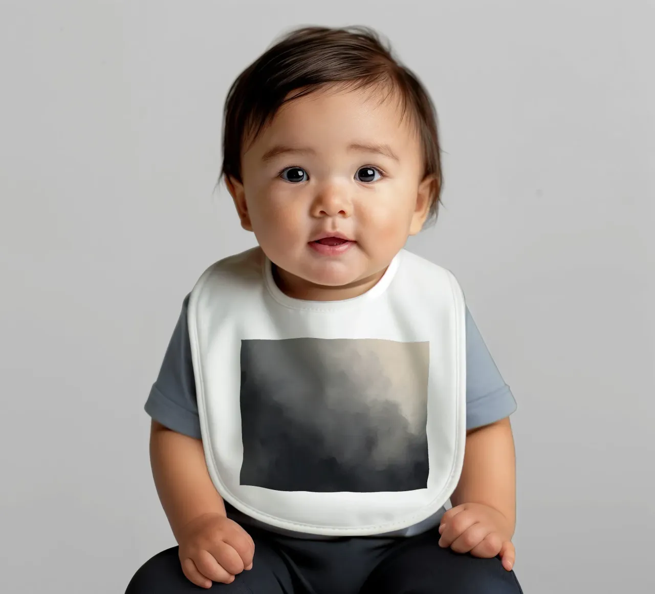 Abstract gray and black background wallpaper suitable for de baby bib by DesignDoodle