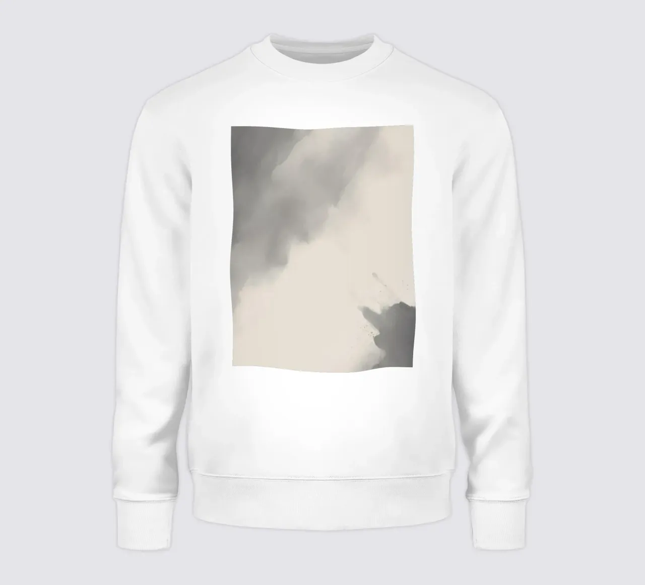 Fondo abstracto dinámico con suaves degradados y flujos sudadera de DesignDoodle