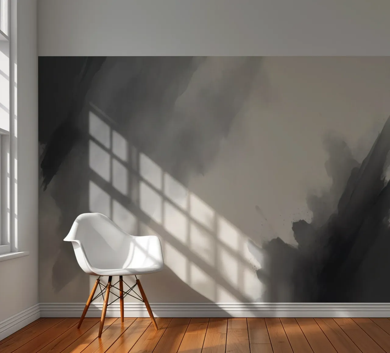 Dynamic abstract background with soft gradients and flowing photo wallpaper by DesignDoodle