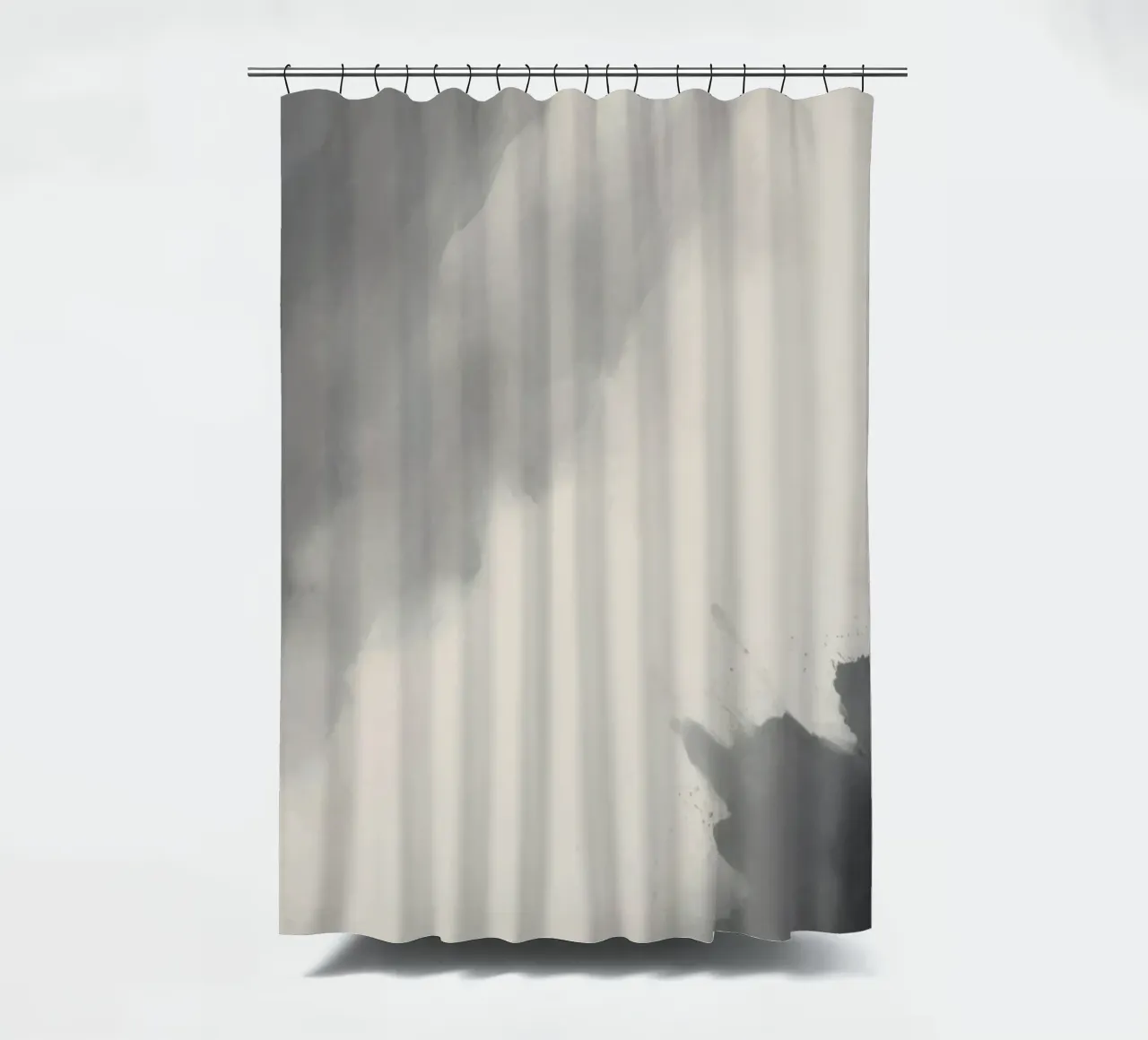 Dynamic abstract background with soft gradients and flowing shower curtain by DesignDoodle