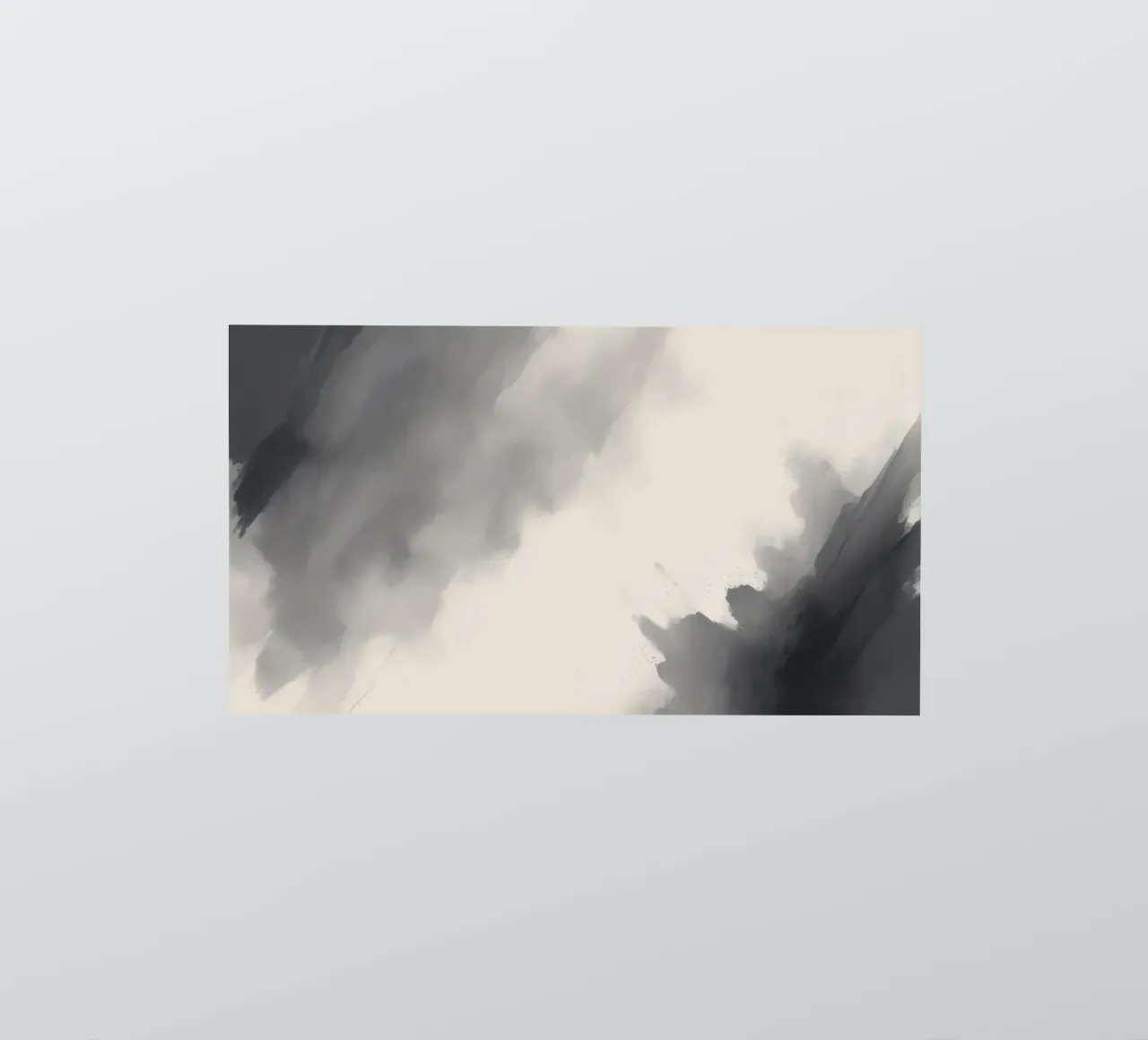 Dynamic abstract background with soft gradients and flowing sticker by DesignDoodle