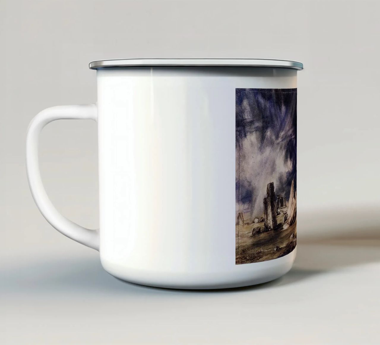 John Constable Arte tazza in smalto da Brooke