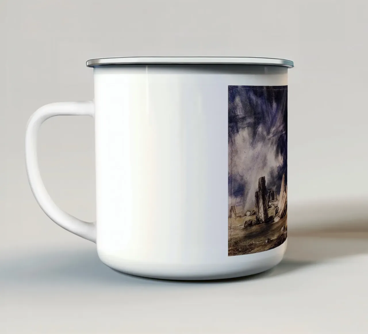 John Constable Arte tazza in smalto da Brooke