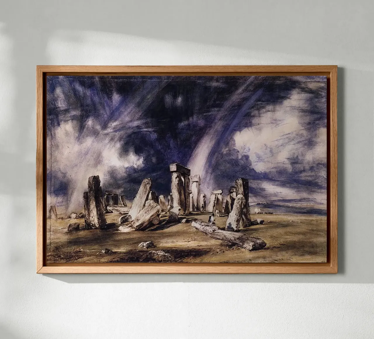 John Constable Kunst Leinwand mit Schattenfugenrahmen von Brooke