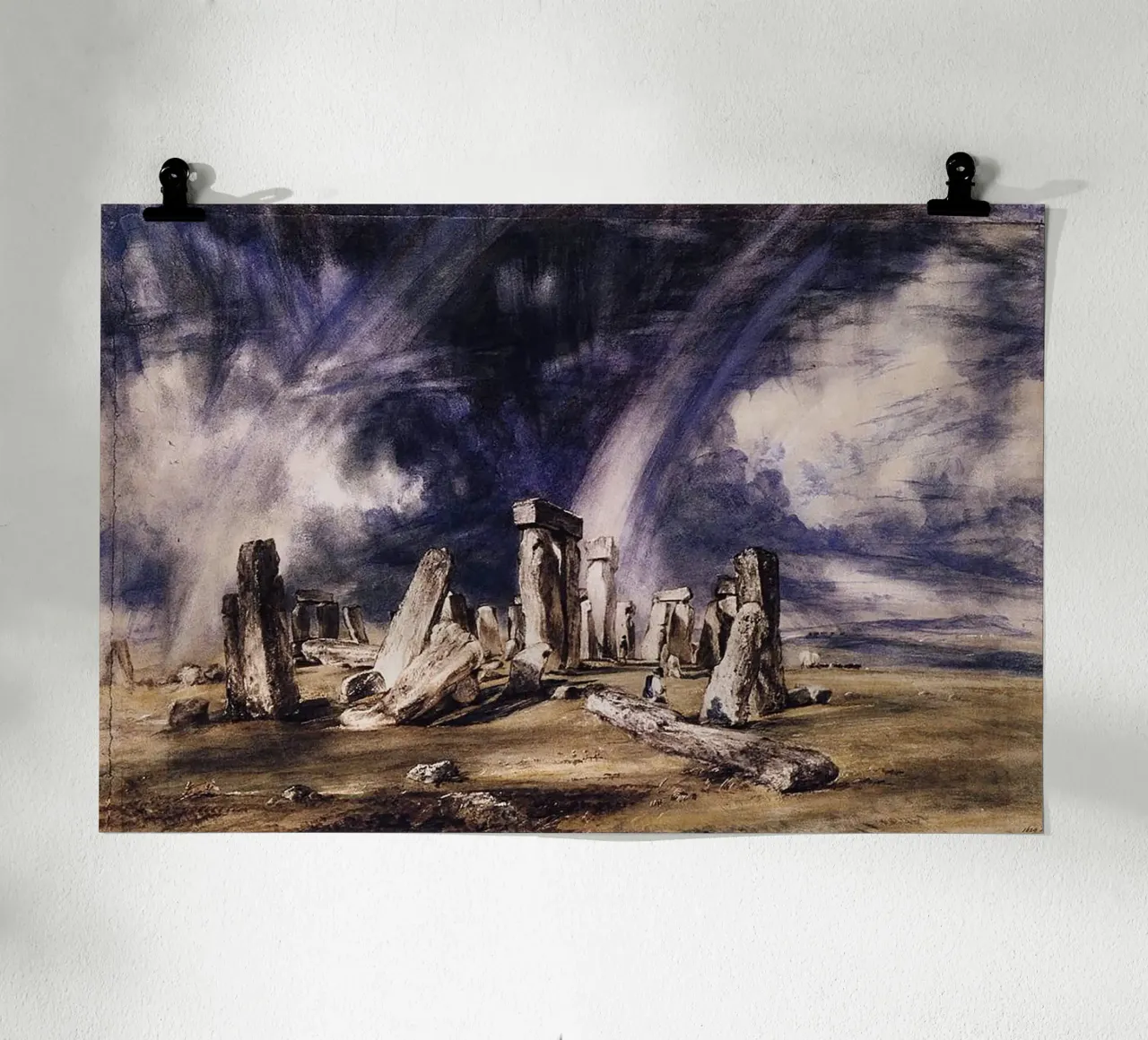 John Constable Arte poster con telaio in alluminio da Brooke