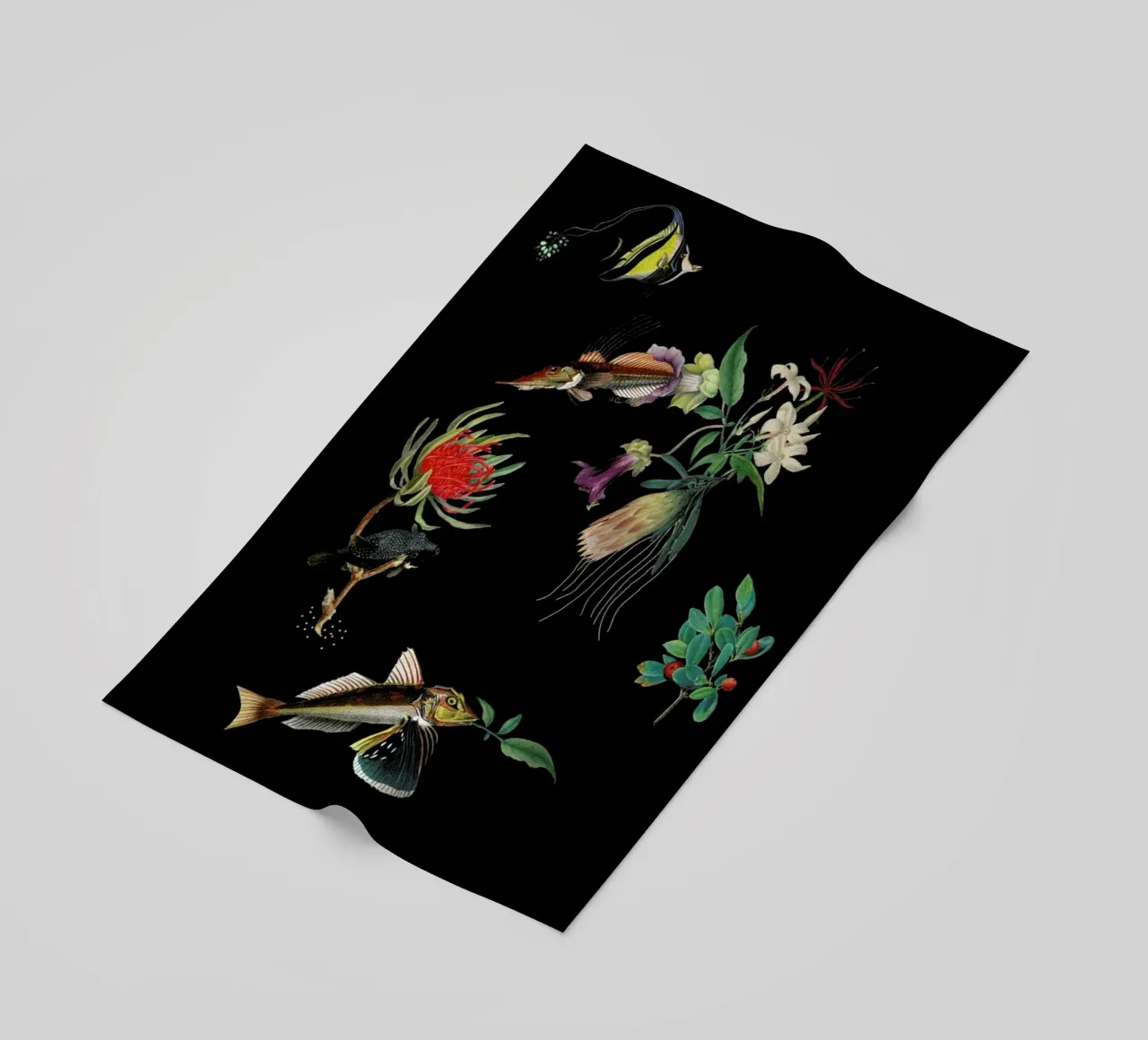 Flowerfish telo mare da The Gently Unfurling Sneak