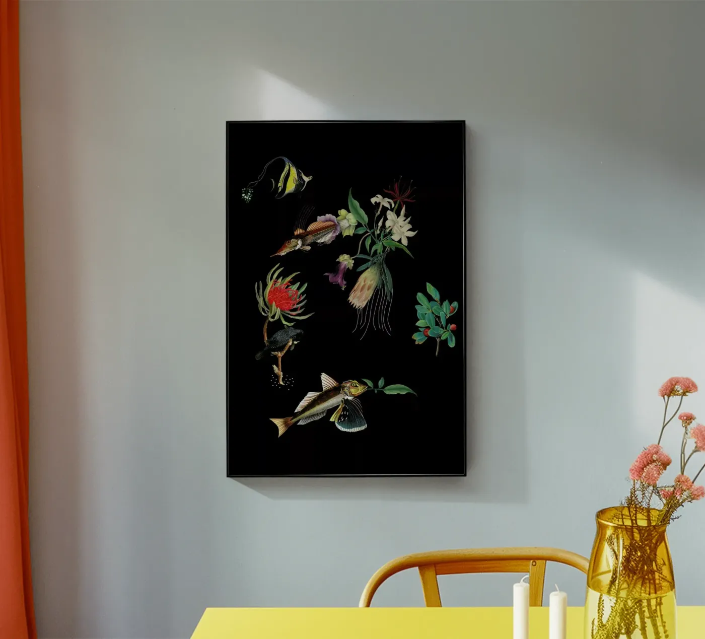 Flowerfish Acryl-Glas von The Gently Unfurling Sneak
