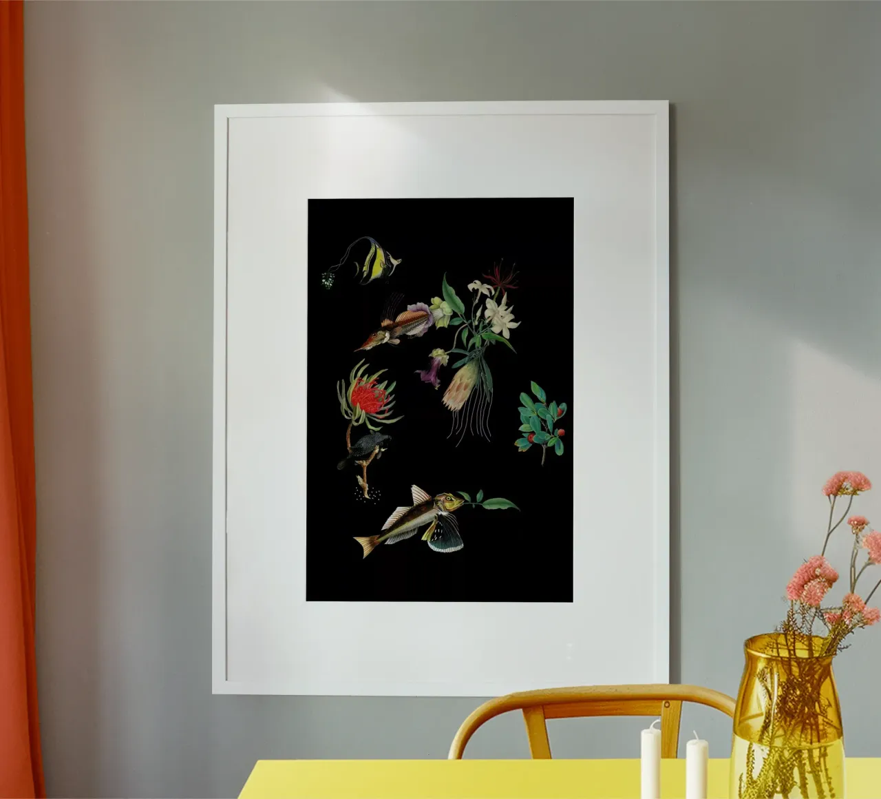 Flowerfish poster da The Gently Unfurling Sneak