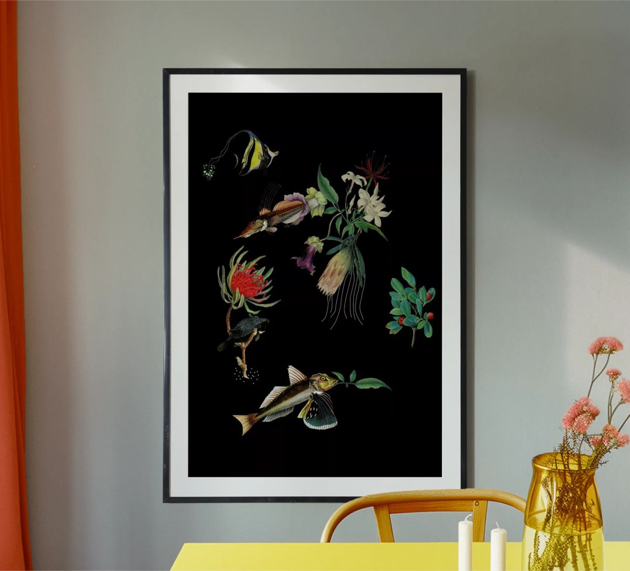 Flowerfish poster de The Gently Unfurling Sneak