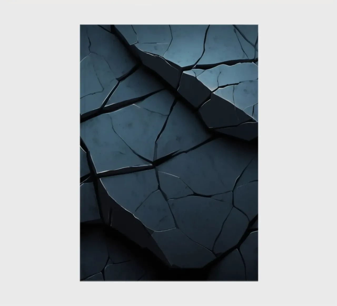 Abstract cracked surface creating a stunning textured art notebook by DesignDoodle