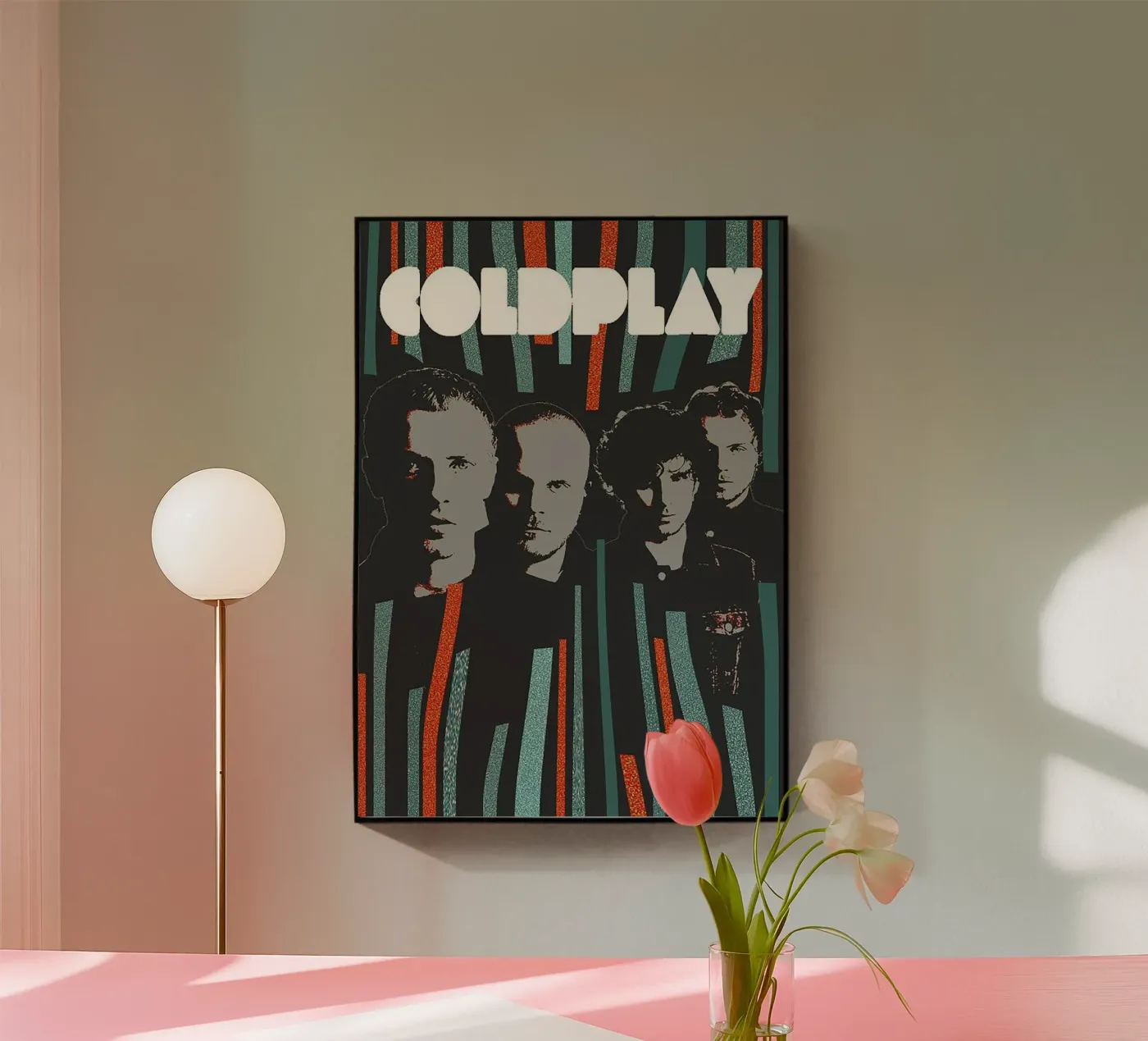 Coldplay Acryl-Glas von Attaboy Dsgn
