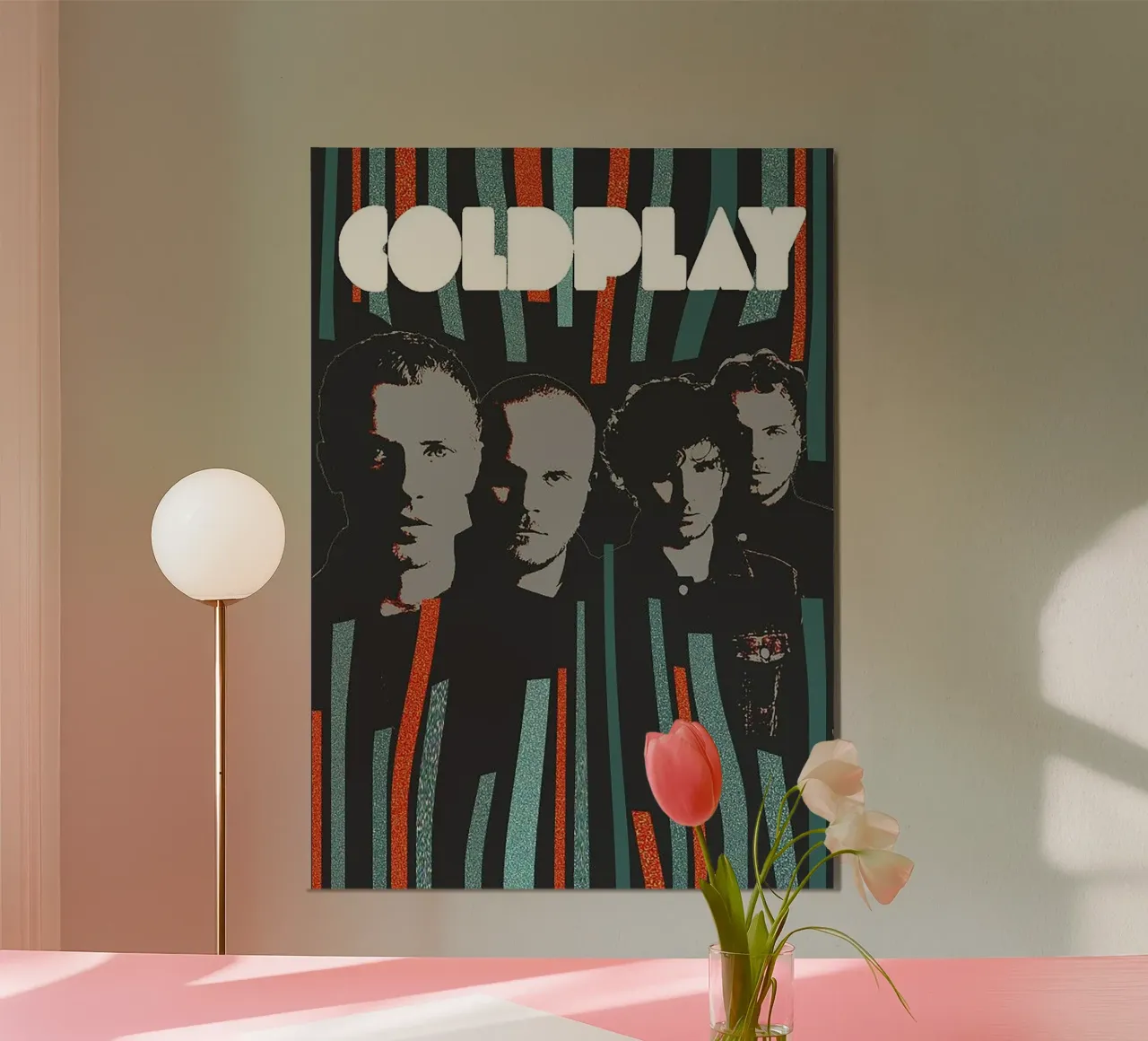 Coldplay alluminio dibond da Attaboy Dsgn