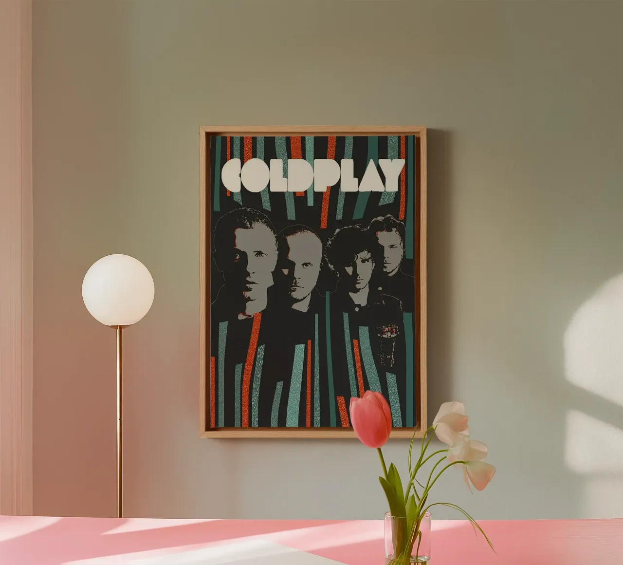 Coldplay canvas van Attaboy Dsgn