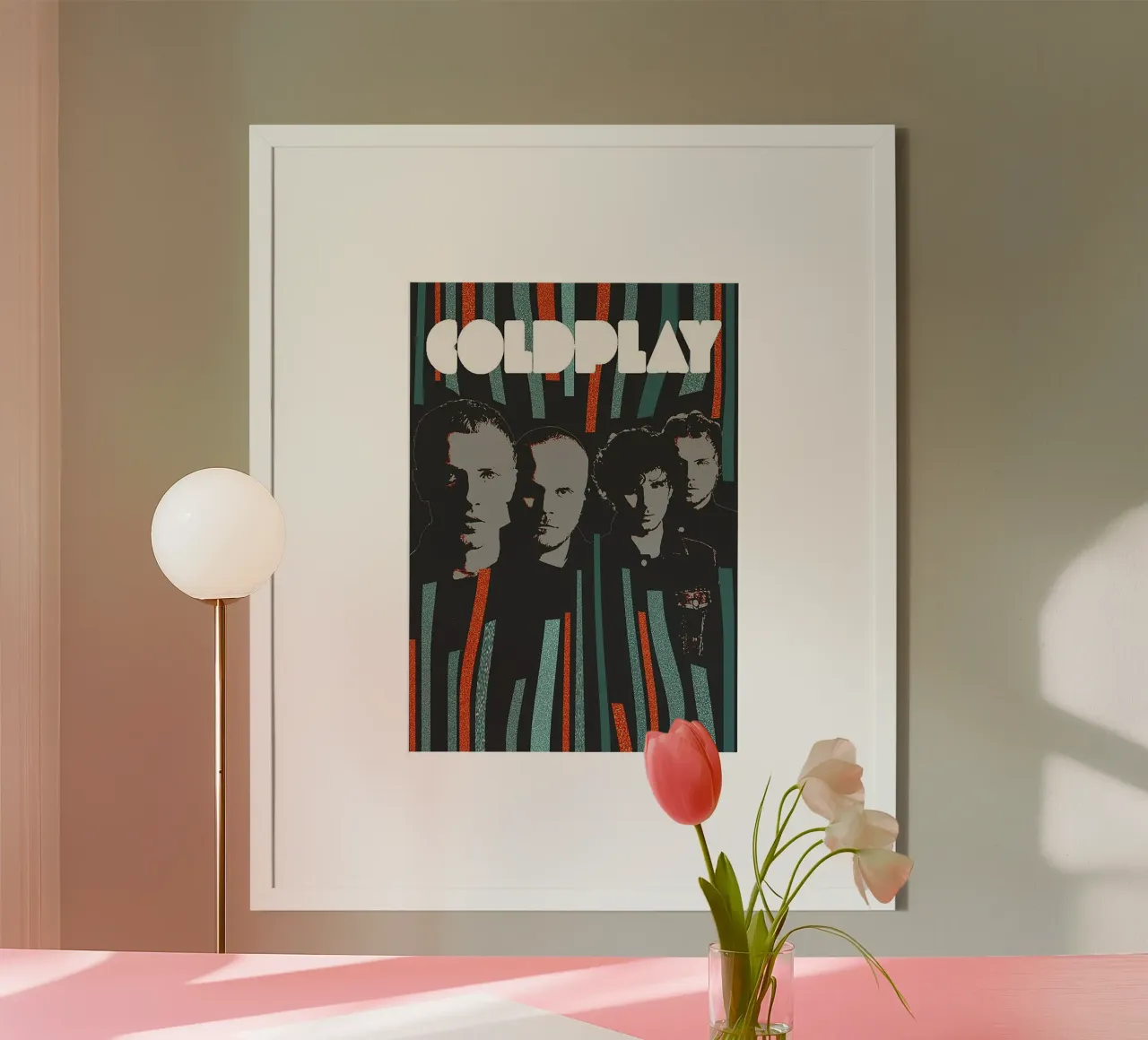 Coldplay poster van Attaboy Dsgn