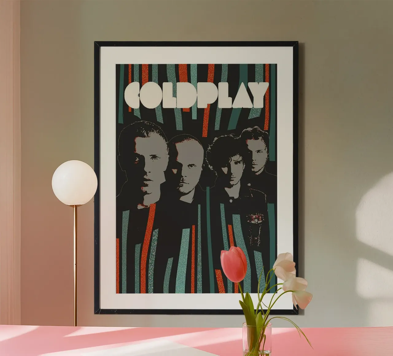 Coldplay poster van Attaboy Dsgn