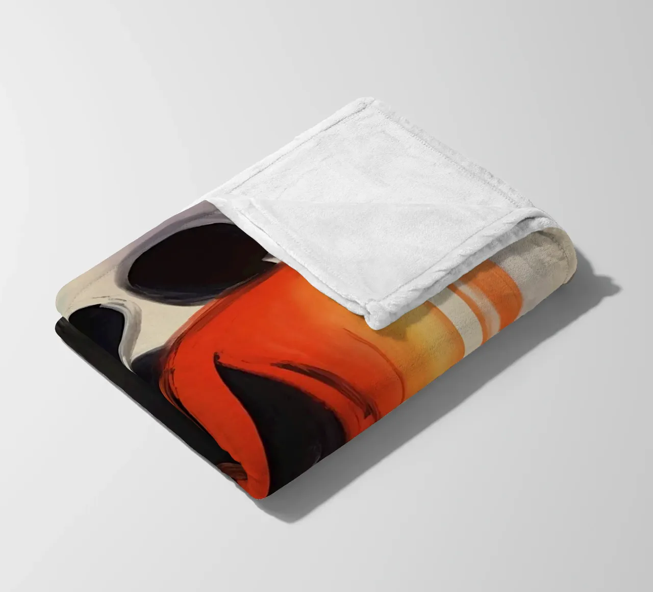 Sagome, astratto coperta in pile da Imagine
