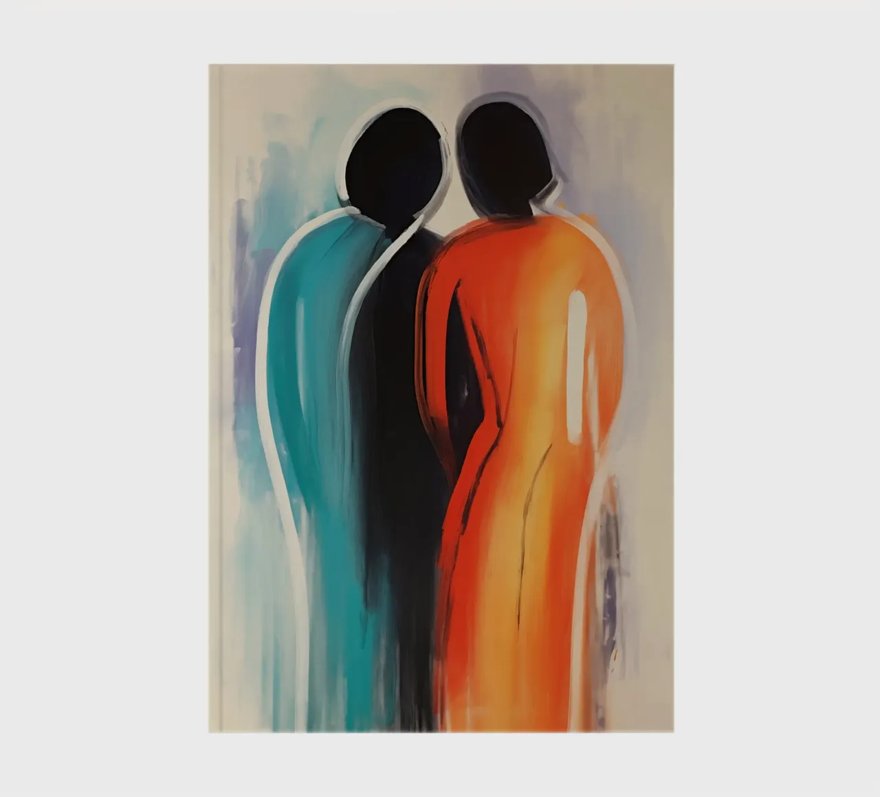 Silhouettes, abstract notebook by Imagine