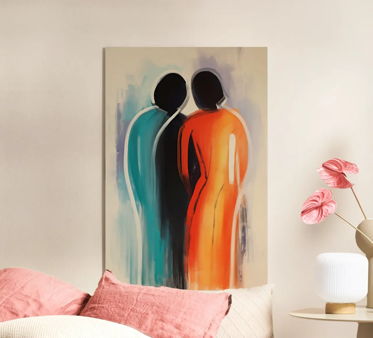 Silhouettes, abstract acrylic glass by Imagine