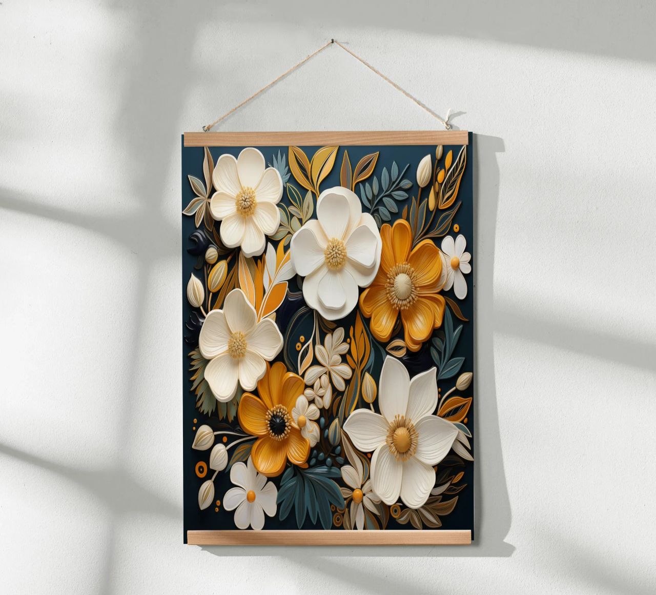 Fleurs sèches poster de Imagine