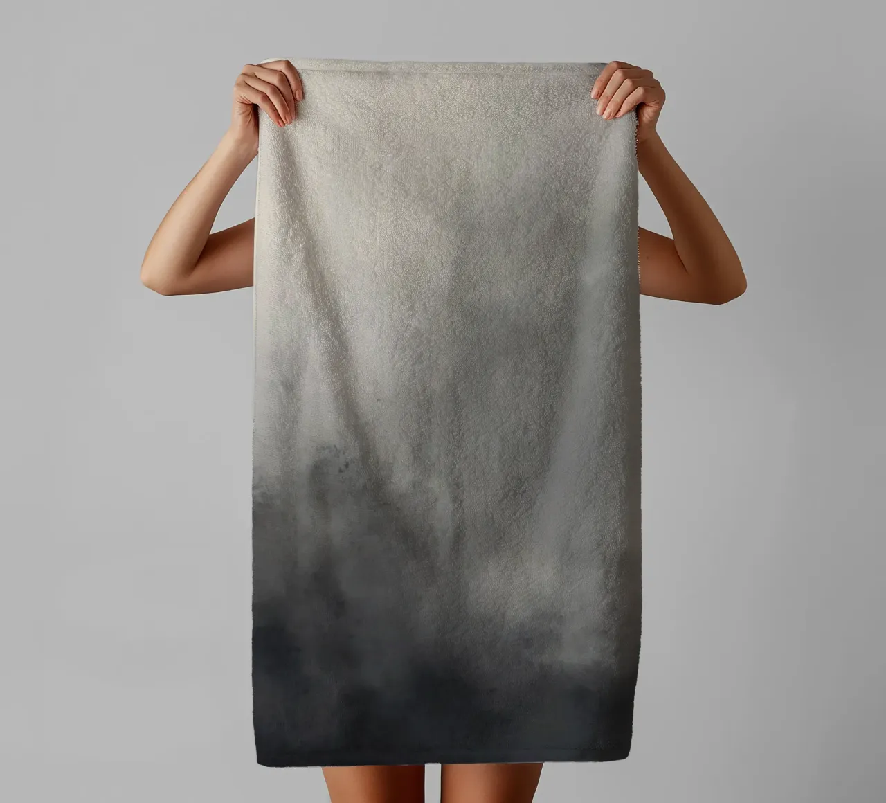 Dynamic abstract wallpaper featuring swirling clouds and sof towel by DesignDoodle