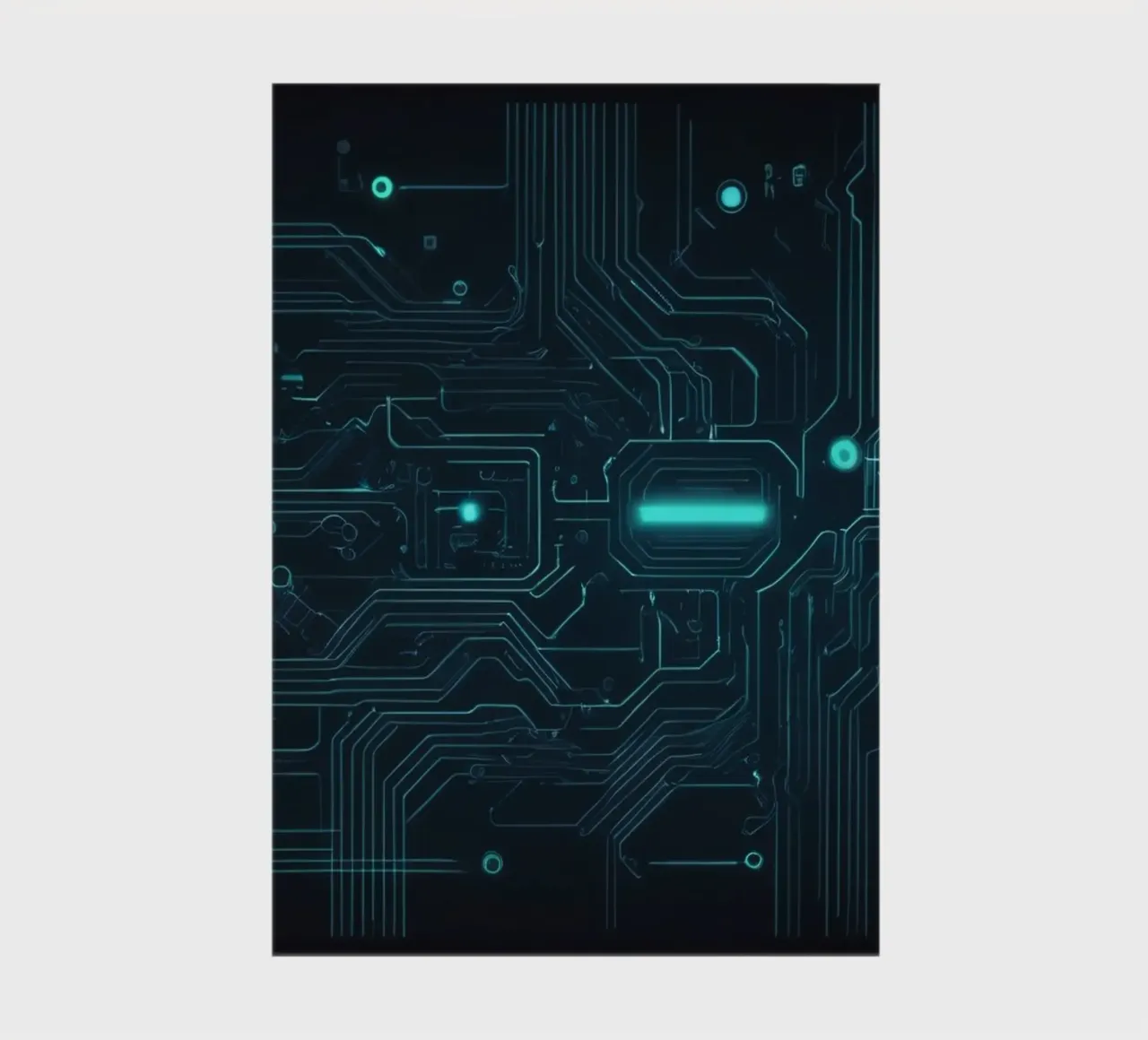 Intricate abstract background design featuring glowing lines notebook by DesignDoodle