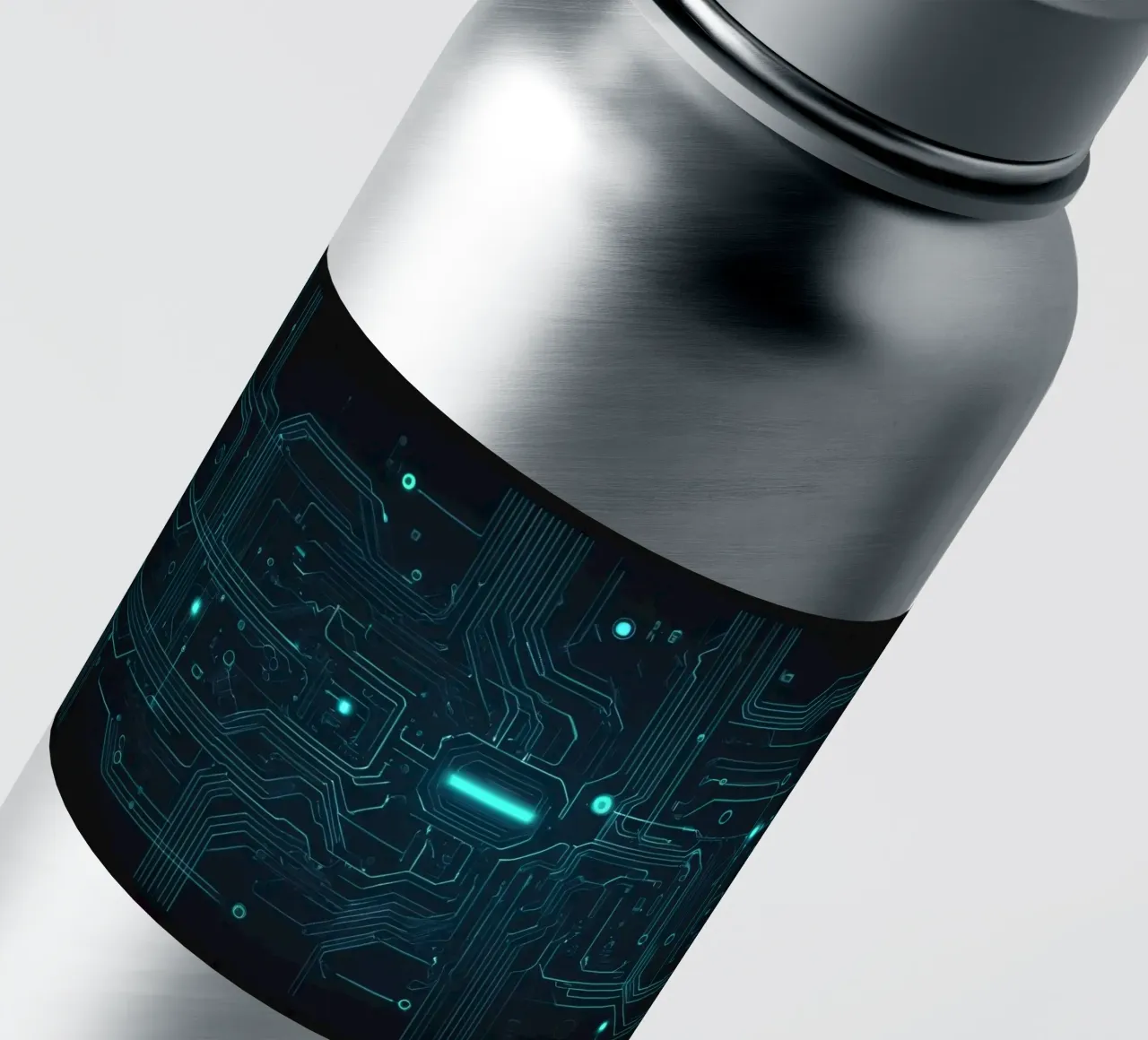 Intricate abstract background design featuring glowing lines sticker by DesignDoodle