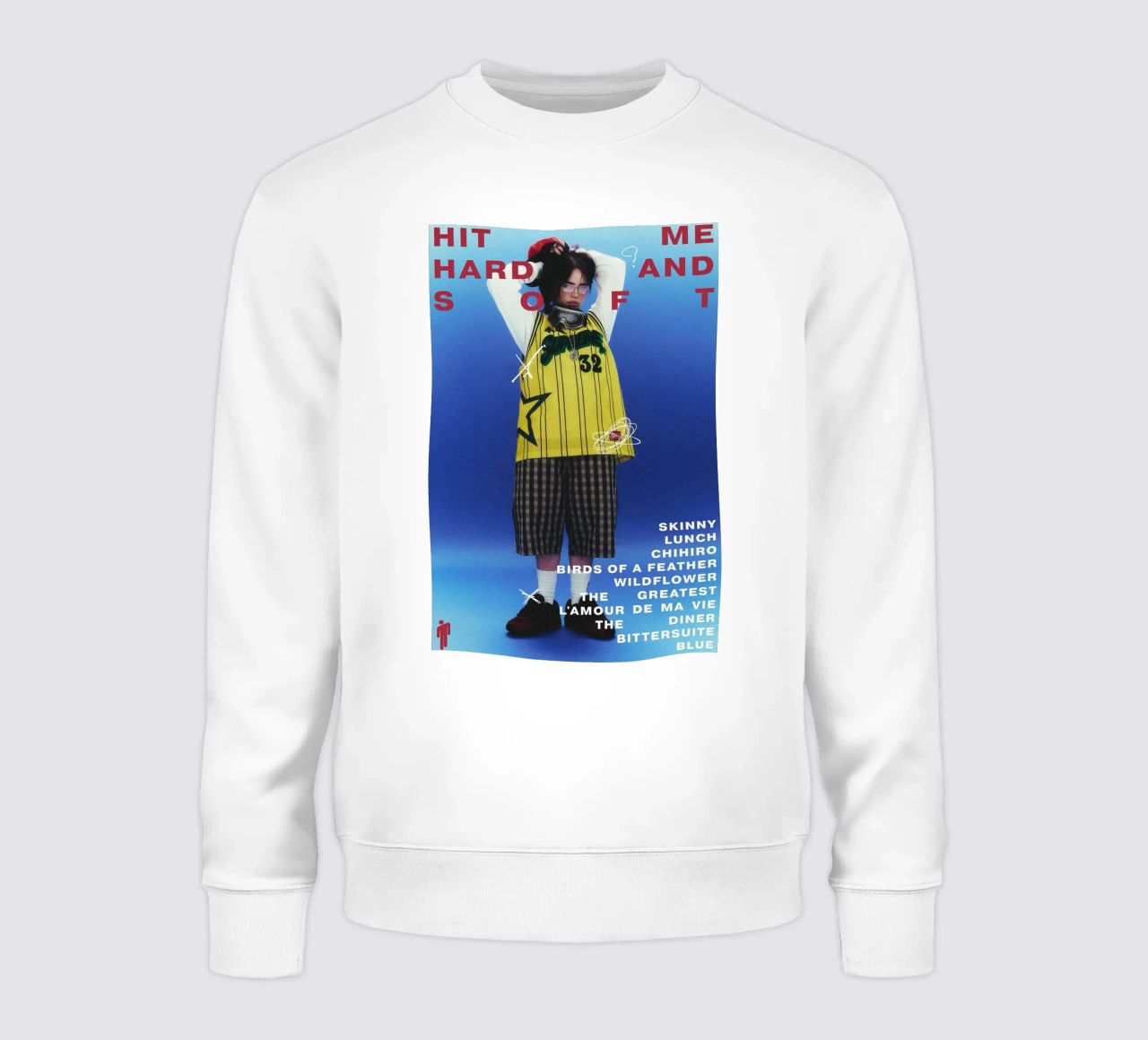 Hit me hard and Soft Billie Eilish felpa da Attaboy Dsgn