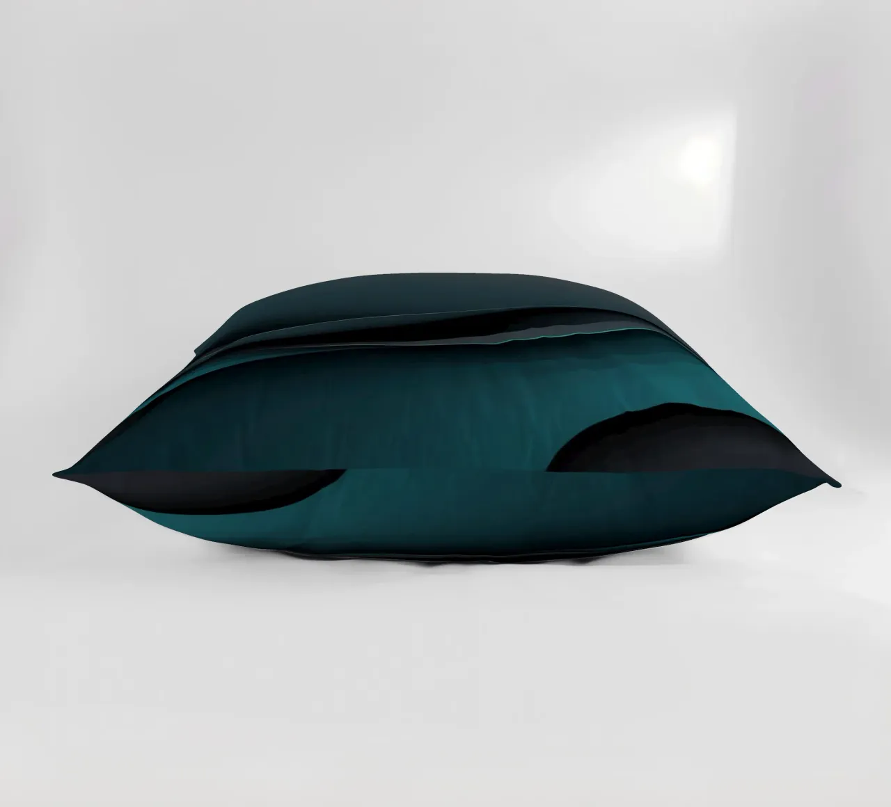 Elegant abstract wallpaper design with smooth curves decorative cushion by DesignDoodle