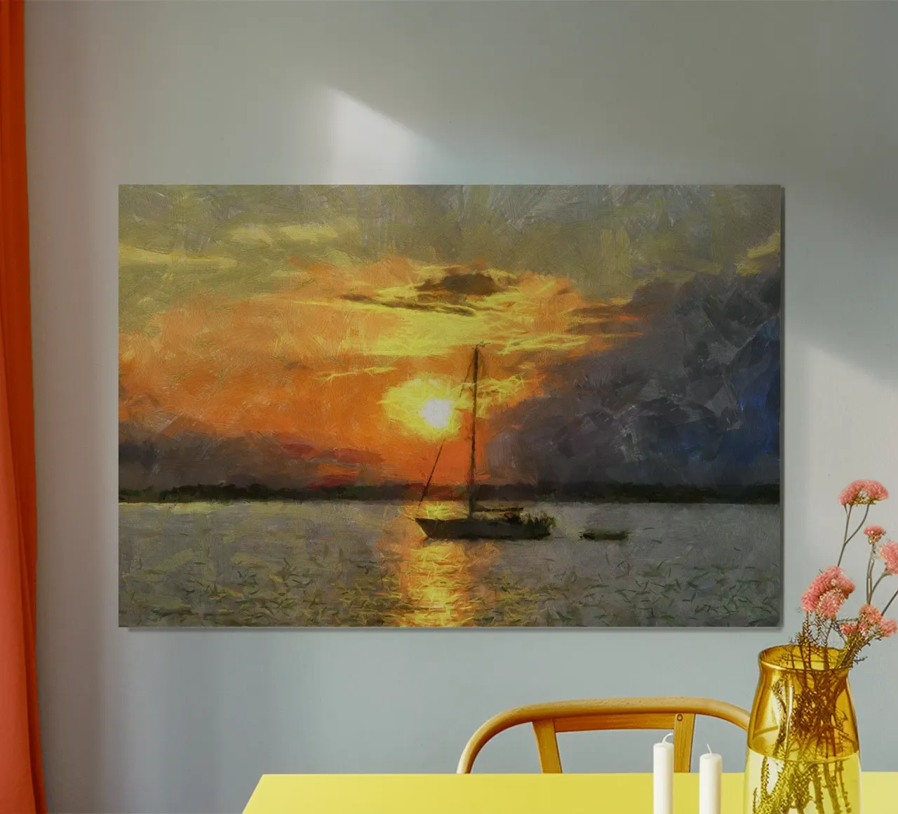 John Constable Kunst Poster mit Aluminium Rahmen von Brooke