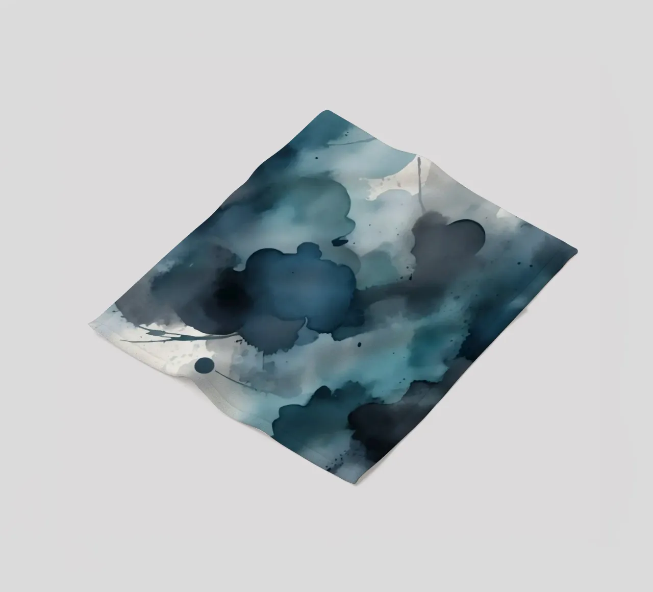 Colorful abstract background design with dynamic brush strok fleece blanket by DesignDoodle