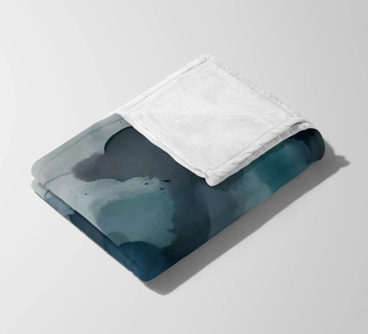 Colorful abstract background design with dynamic brush strok fleece blanket by DesignDoodle