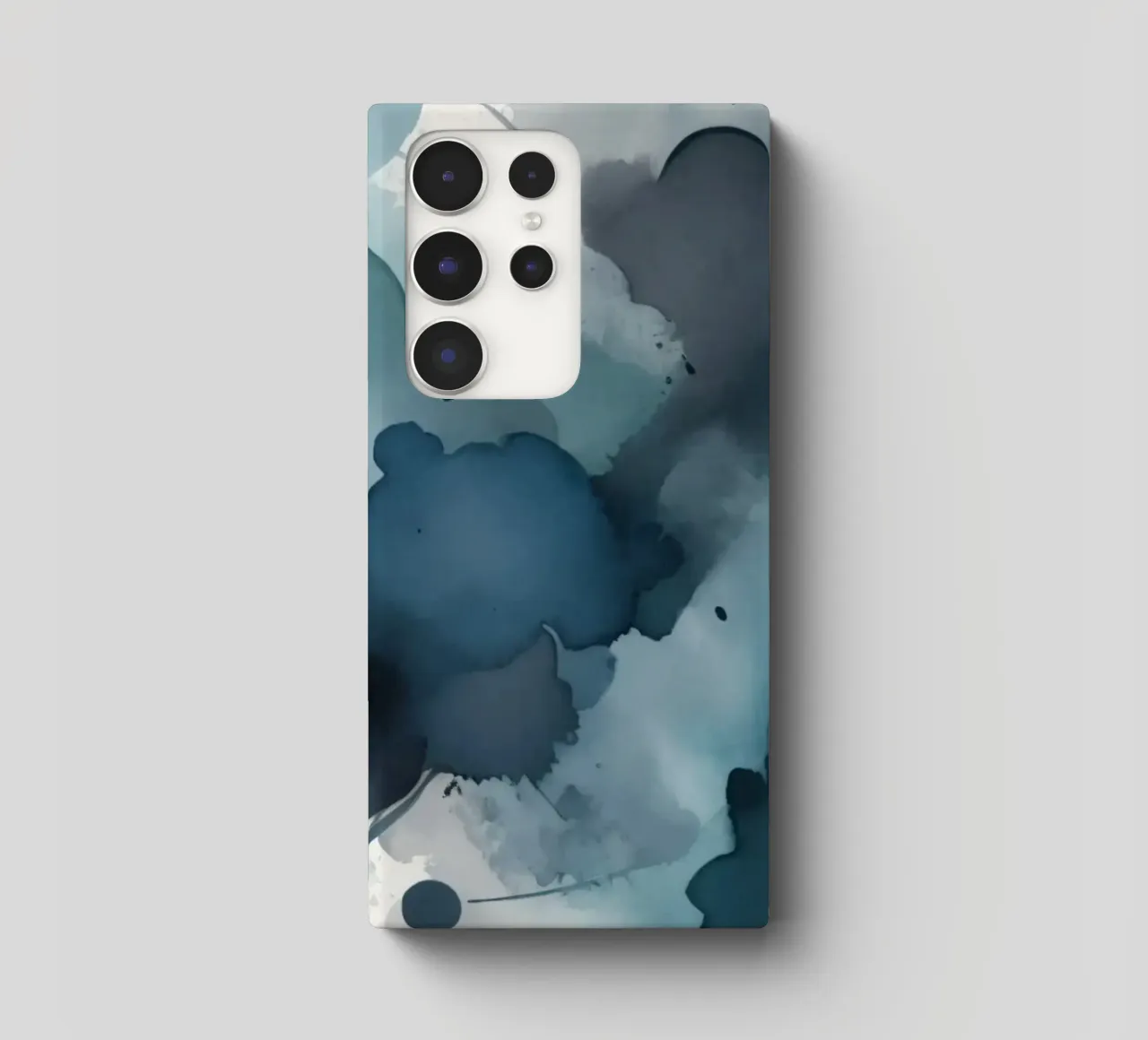 Colorful abstract background design with dynamic brush strok samsung phone case by DesignDoodle