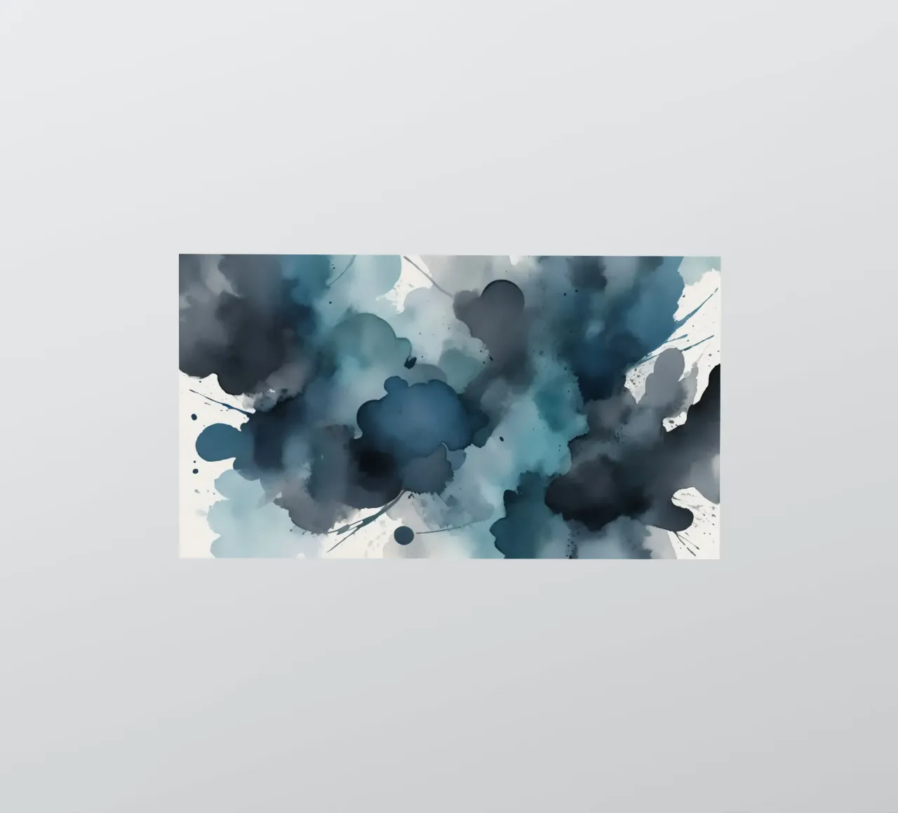 Colorful abstract background design with dynamic brush strok sticker by DesignDoodle