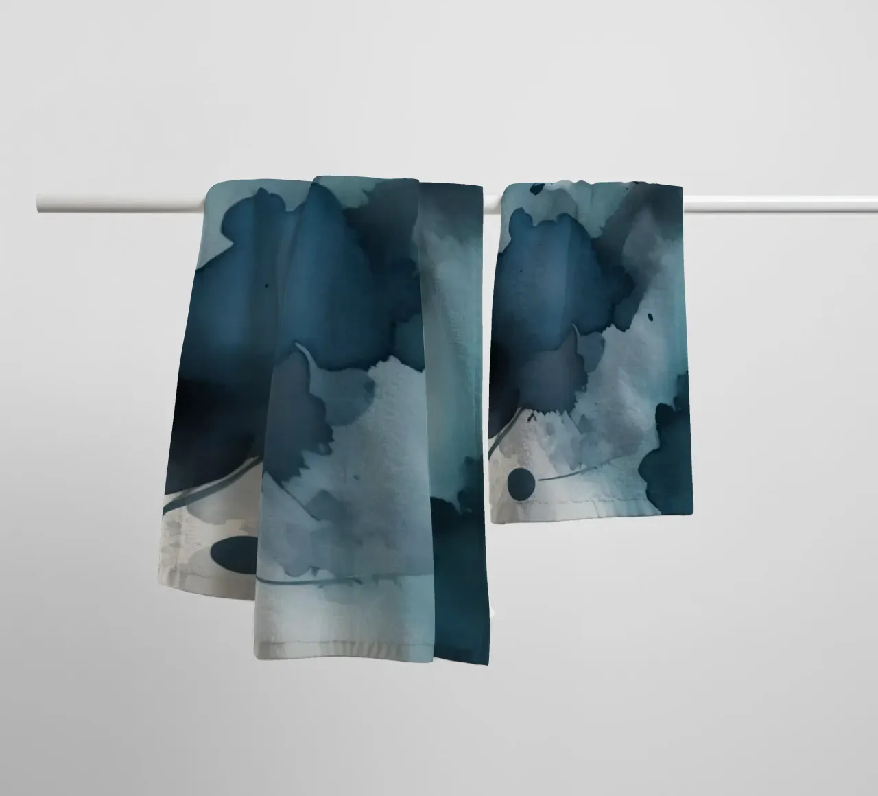 Colorful abstract background design with dynamic brush strok towel by DesignDoodle