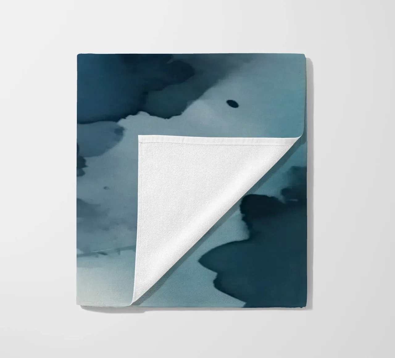 Colorful abstract background design with dynamic brush strok beach towel by DesignDoodle