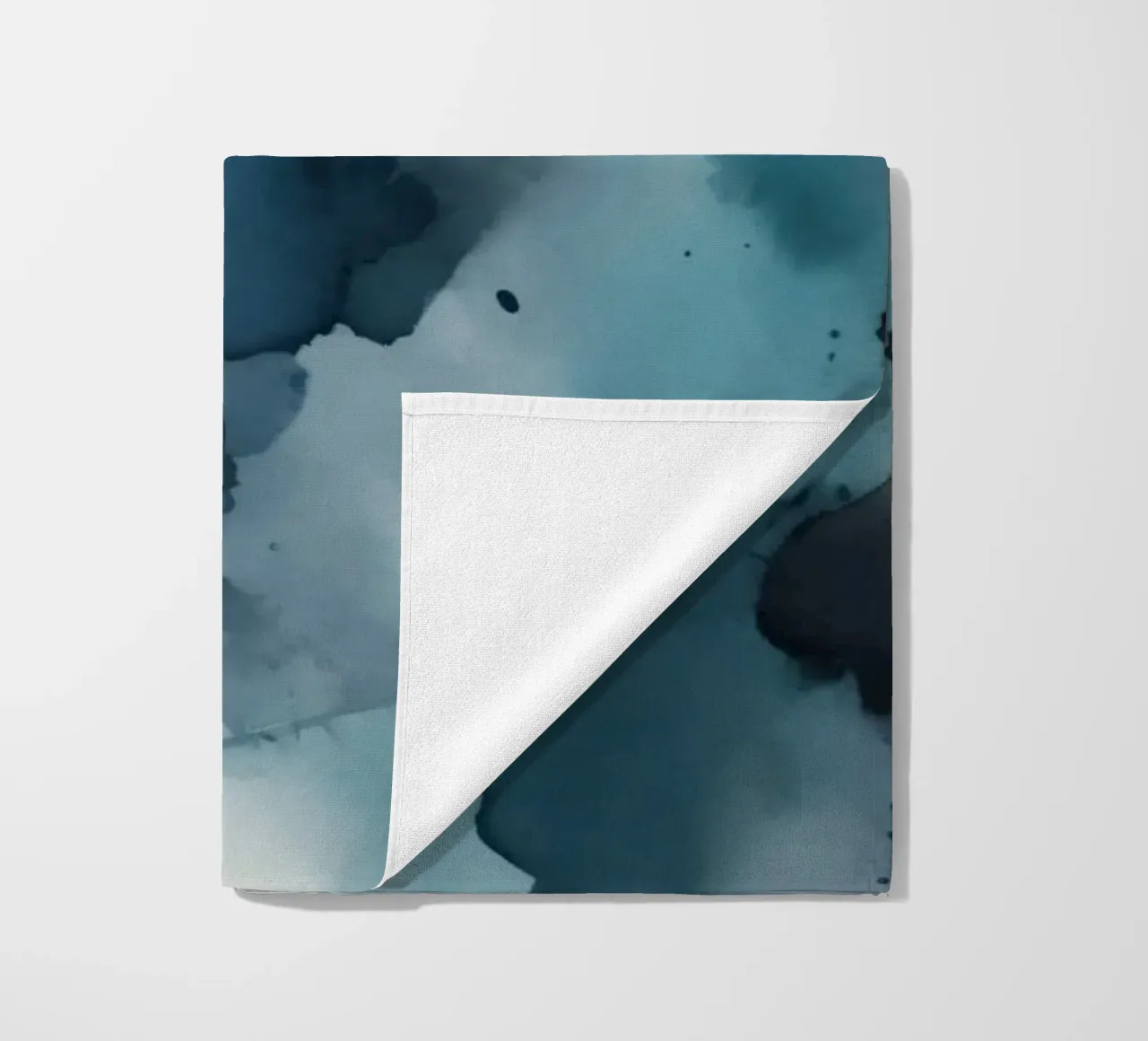 Colorful abstract background design with dynamic brush strok beach towel by DesignDoodle