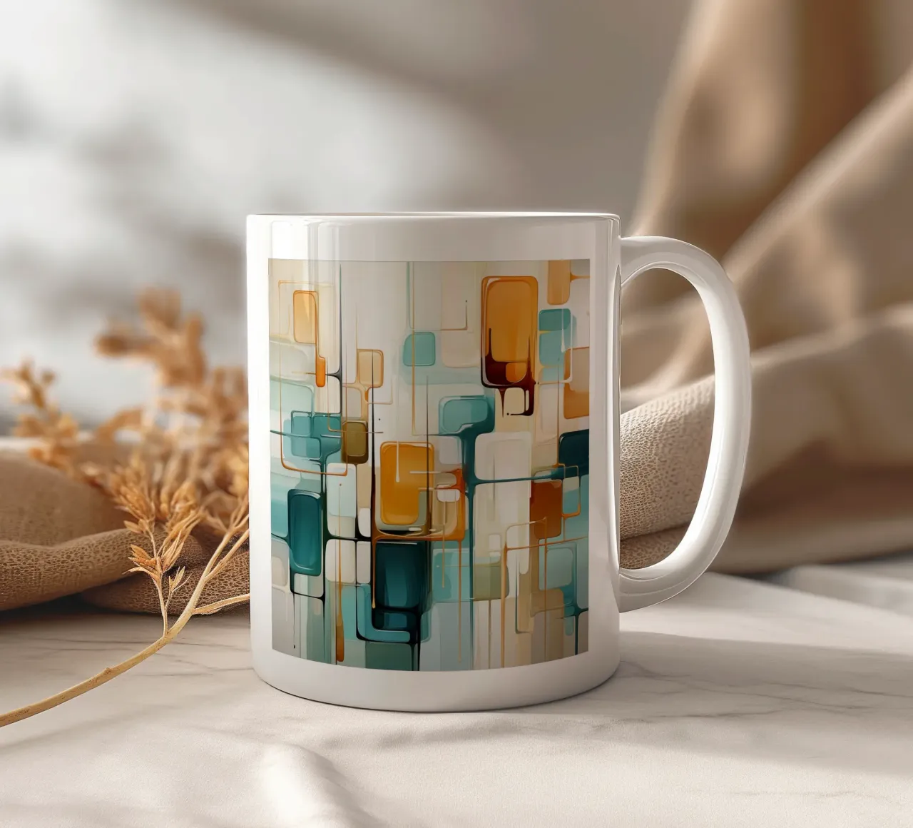 Forme astratte tazza in ceramica da Imagine