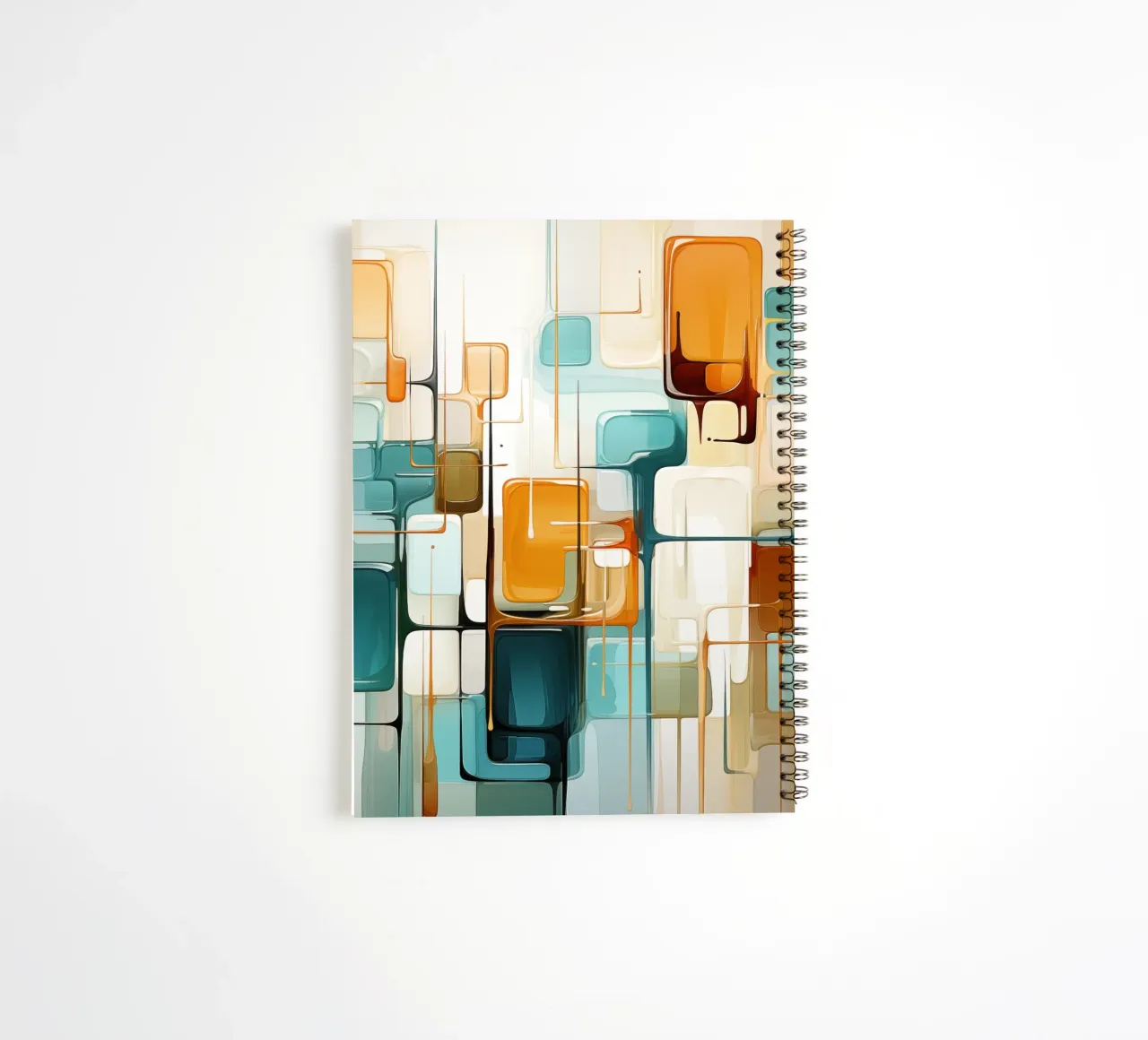 Formas abstractas cuaderno de espiral de Imagine