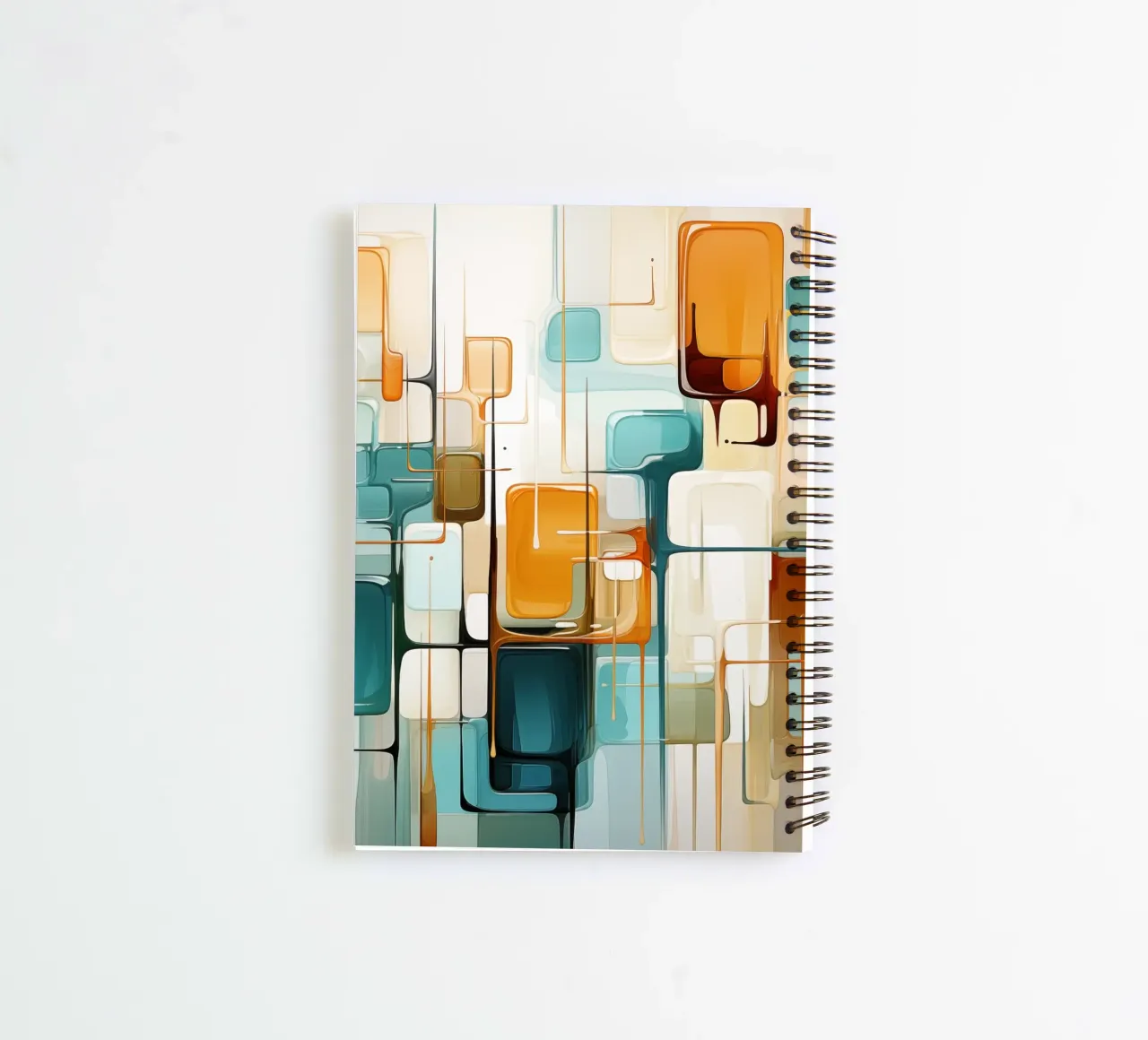 Formas abstractas cuaderno de espiral de Imagine