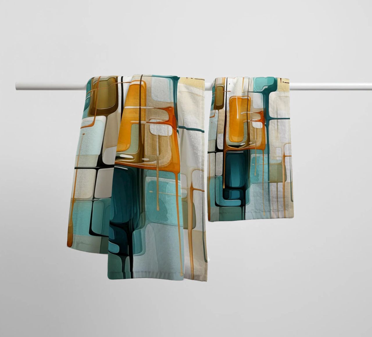Abstract forms towel by Imagine