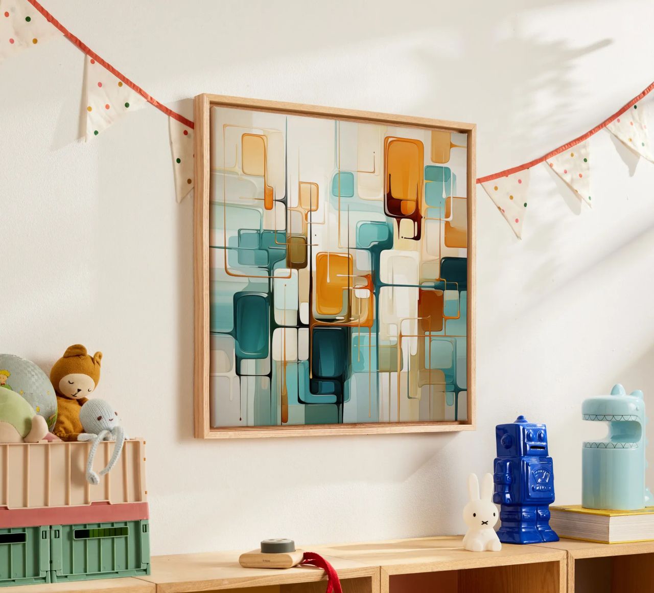 Abstract forms canvas by Imagine