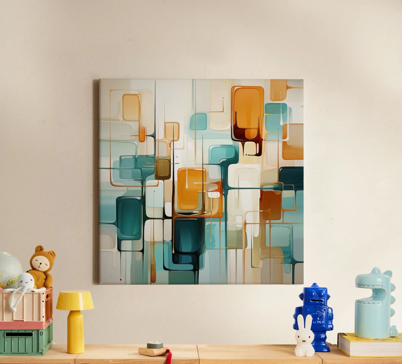 Abstract forms canvas by Imagine